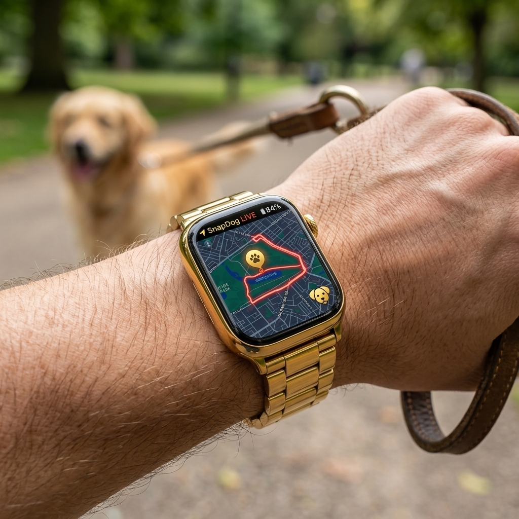 SnapDog Watch in use